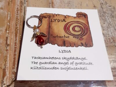 Nyckelring Lydia, tacksamhetens skyddsängel