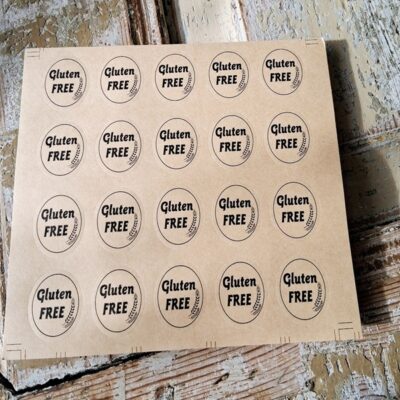 Google sökresultat 'Gluten free stickers'
