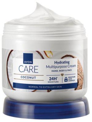 Google sökresultat 'Avon Care universalkräm kokosolja'