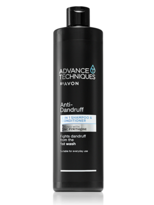 Google sökresultat 'Avon Techniques Anti dandruff 2 in 1'